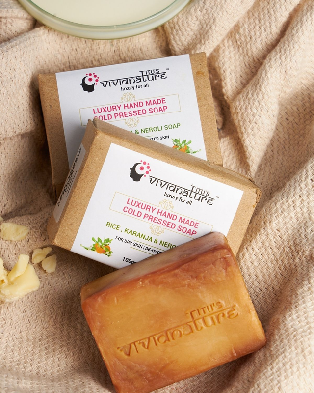 Rice , Karanja & Neroli Handmade Soap